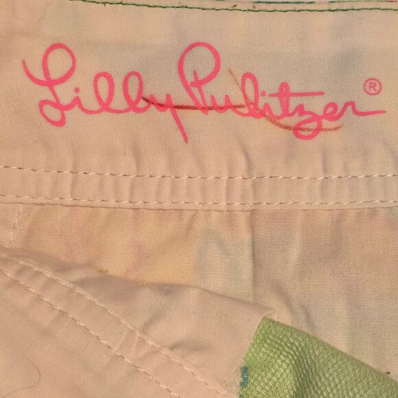 Lilly Pulitzer The Walsh Shorts Womens 00 Multicolor Floral Print Resortwear - Picture 4 of 10